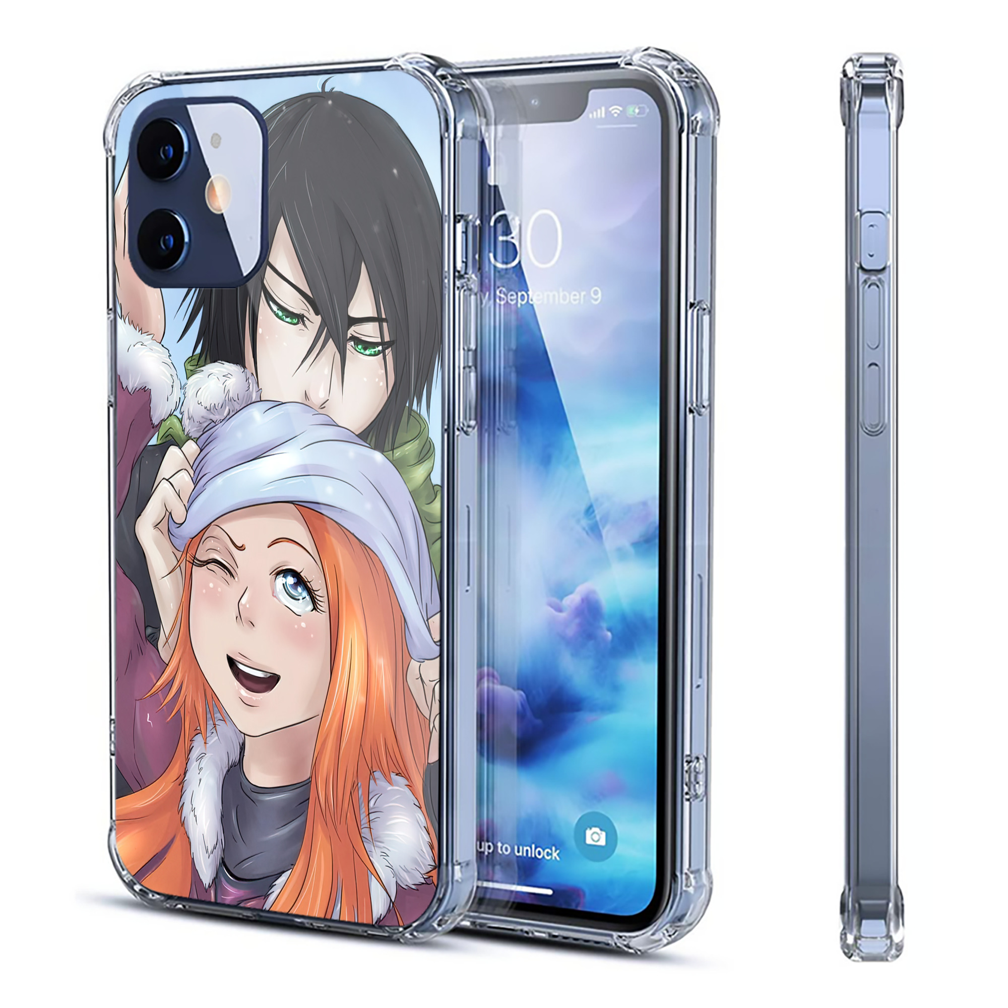 （画像用） ブリーチ BLEACH 【iPhone 12シリーズ対応】透明スマホケース（クリアソフトケース）